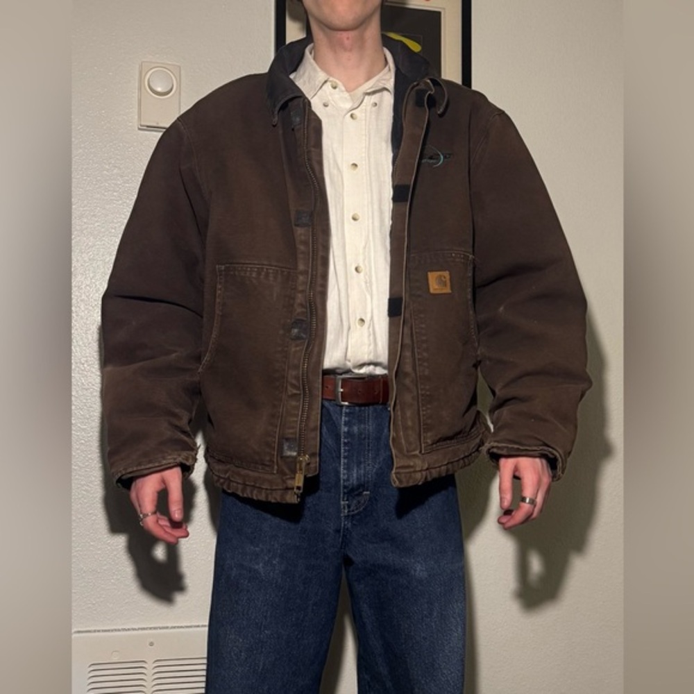 Carhartt Brown Men's Work Jacket